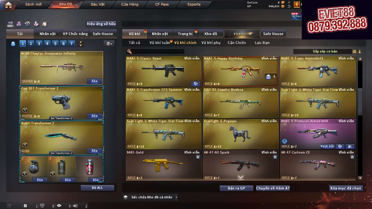shop acc cf uy tin gia re